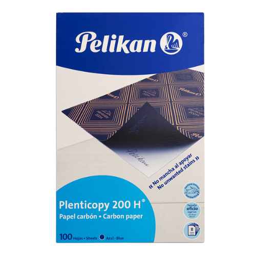 PAPEL CARBON PELIKAN # 200H T/L AZUL CJ-100UD 12000109