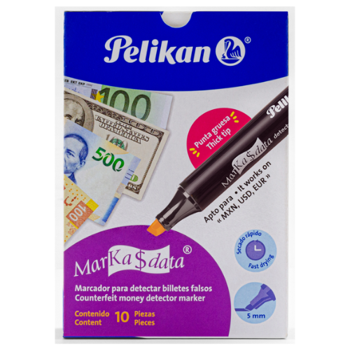 MARCADOR PELIKAN MARKADATA P/BILLETES GRUESO 30191011