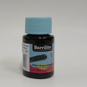 PINTURA BARRILITO TEMPERA GOUACHE 37ML NEGRO 520