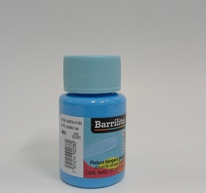 PINTURA BARRILITO TEMPERA GOUACHE 37ML AZUL CELESTE 503
