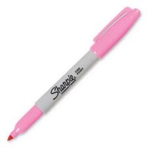 MARCADOR PERMANENTE SHARPIE P/FINA ROSADO 32089