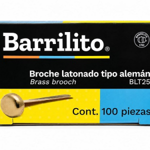 ATACHE BARRILITO LATONADO T/ALEMAN 25MM CJ-100PCS BLT25 90HJ