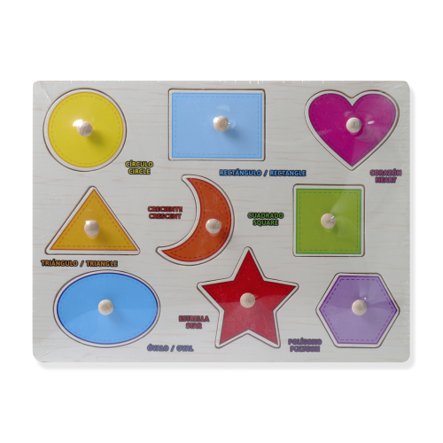 JUEGO DIDACTICO MADERA POINTER FW FORMAS PZZ-1919