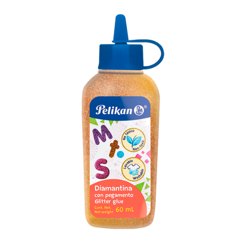 PEGAMENTO ESCARCHADO PELIKAN ORO 60ML 09700130