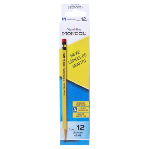 LAPIZ GRAFITO PAPERMATE MONGOL #2 TRIANGULAR CJ-12UD 1828700