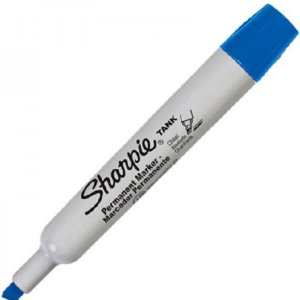 MARCADOR PERMANENTE SHARPIE TANK AZUL P/B 1789878