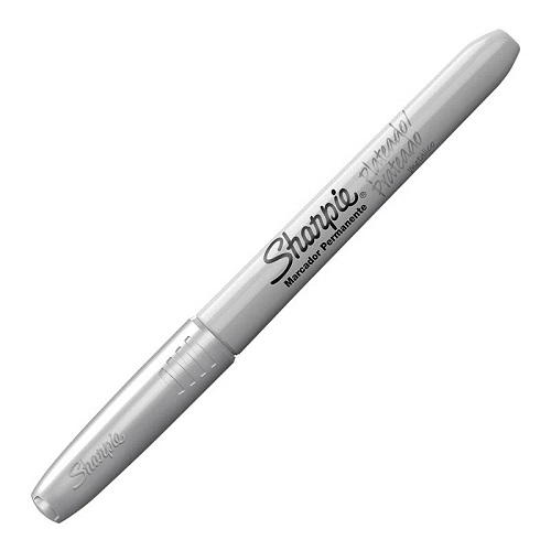 MARCADOR PERMANENTE SHARPIE METALICO P/FINA PLATEADO 1812784