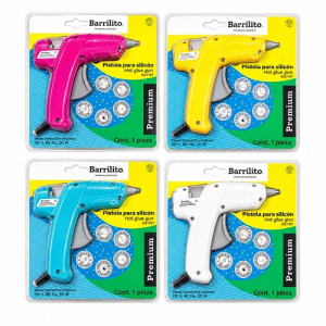 PISTOLA SILICON BARRILITO PEQUEÑA PREMIUM COL SURT GG7197