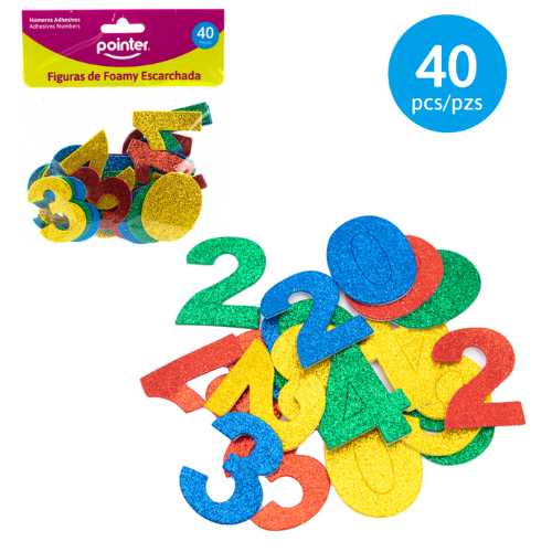 FIGURA POINTER FOAMY ESCAR NUMEROS EVA-7135
