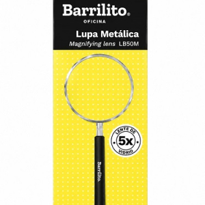 LUPA BARRILITO 50MM ARO METALICO 5CM LB50M