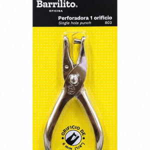 PERFORADORA BARRILITO 1 HUECO 5HJ 803 6MM 1/4"