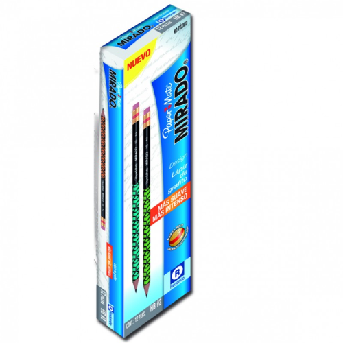 LAPIZ GRAFITO PAPERMATE MIRADO HB #2 RED DESIGN CJ12UD N1874544