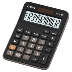 CALCULADORA CASIO MESA 12 DIG MX-12B-BK