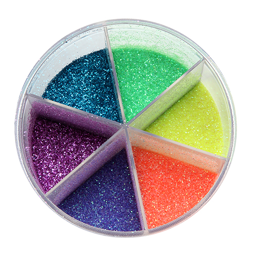 ESCARCHA BARRILITO 6 T/SALERO COLORES NEON 8042DYN