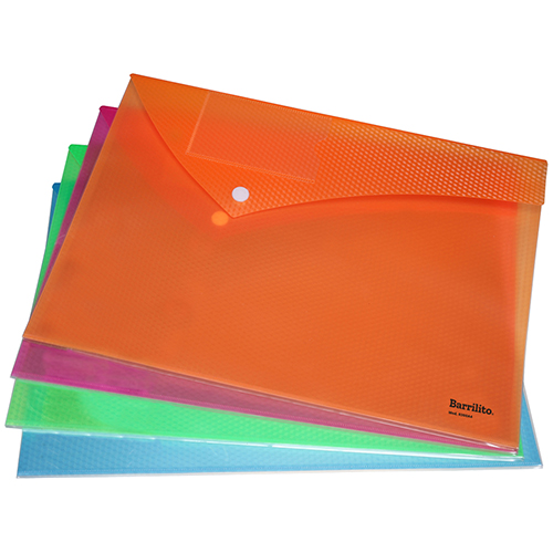 SOBRE PLASTICO BARRILITO C/BROCHE T/C HORIZONTAL 8200A4