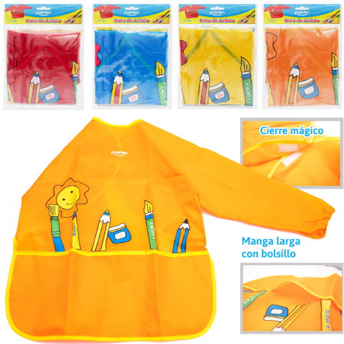 DELANTAL PLASTICO POINTER MANGA LARGA C-1104