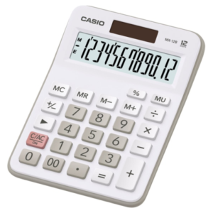 CALCULADORA CASIO MESA 12 DIG MX-12B-WE-W BL