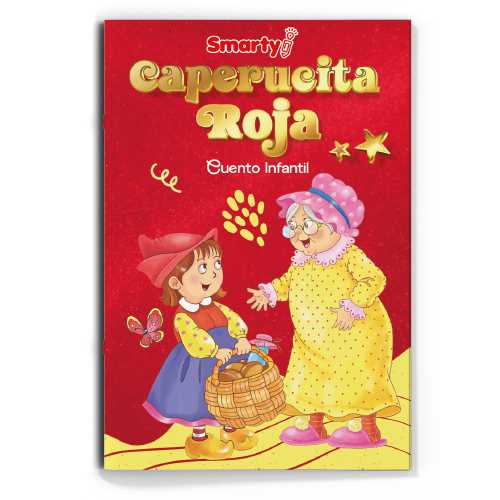LIBRO CUENTO INFANTIL SMARTY: CAPERUCITA ROJA 12 PAG