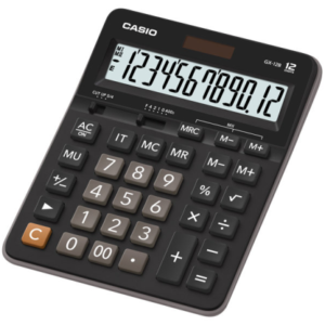 CALCULADORA CASIO MESA 12 DIG GX-12B-BK