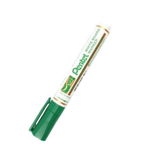 MARCADOR ACRILICO PENTEL RECARGABLE VERDE MW46-D