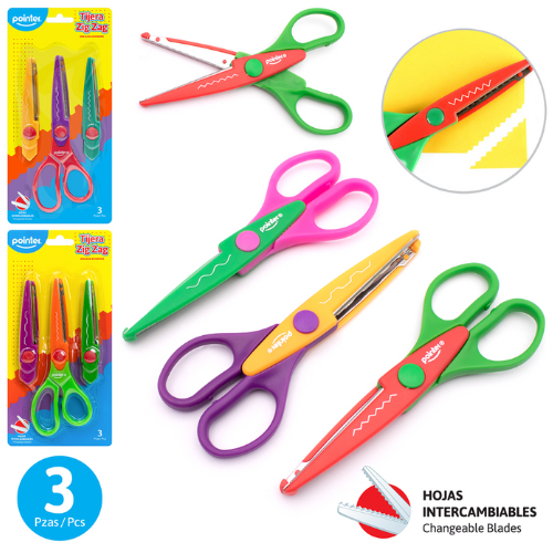 SET TIJERA POINTER FORMAS 3UD 6.5" SSC-02-65