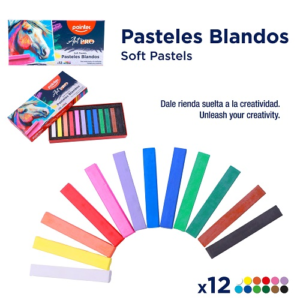 TIZA PASTEL POINTER SUAVE 12COL SO-12C-8