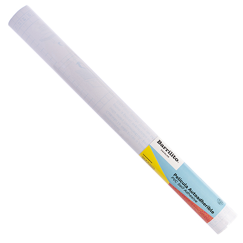 PLASTICO ADHESIVO BARRILITO 7005 5 MTS TRANSPARENTE 0.45 X 5 M