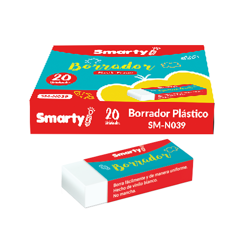 BORRADOR SMARTY GRANDE 6X2X1CM SM-H039/SM-N039