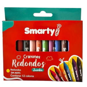 CRAYOLAS SMARTY REDONDA JUMBO CJ-12COL SM-N086/SM-N091