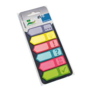 BANDERITA ADHESIVA INFO C/SIMBOLOS 18X55MM BLT-150HJ 5672-90