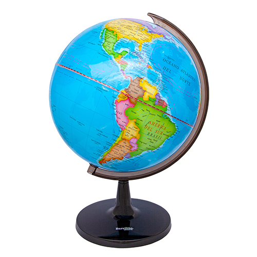 GLOBO TERRAQUEO BARRILITO GDE 32CM 12.6" 8610GT32