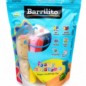 FOAMY BARRILITO MOLDEABLE P/MANUALIDADES MIXTO PAQ-15UD 8733FMMX