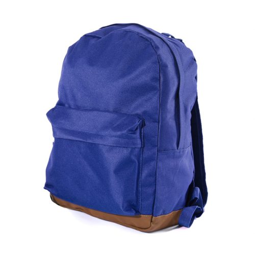 MOCHILA S/MARCA C/CUERINA AZUL BPL-01BL