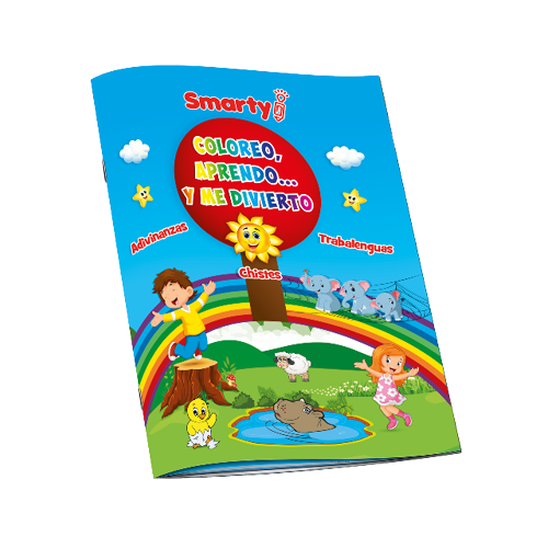 LIBRO SMARTY COLOREO APRENDO Y ME DIVIERTO 80 PAG