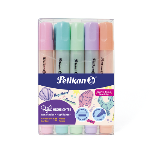 SET RESALTADOR PELIKAN 414 PASTEL CJ-10 30160105 30160401