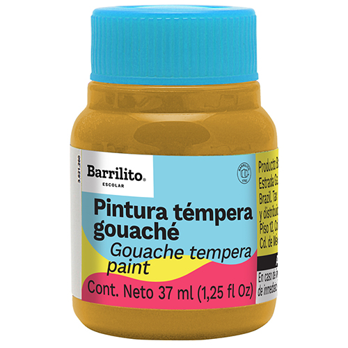 PINTURA BARRILITO TEMPERA GOUACHE 37ML AMARILLO MEDIO 962