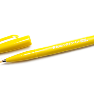MARCADOR PENTEL BRUSH SIGN PEN AMARILLO SES15C-G