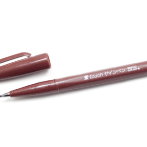 MARCADOR PENTEL BRUSH SIGN PEN CAFÉ SES15C-E