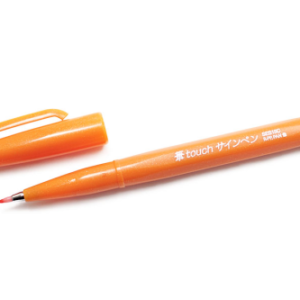 MARCADOR PENTEL BRUSH SIGN PEN NARANJA SES15C-F