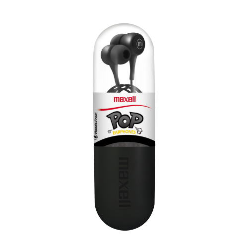 AUDIFONO MAXELL IN-POP IN EAR STEREO BUDS C/MIC NEGRO 348440