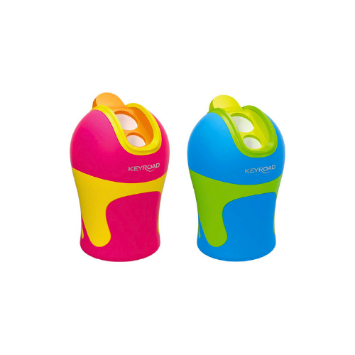 TAJADOR KEYROAD COLOR MATE 2HUECO C/DEPOSITO COLOR BLT-1 KR971524