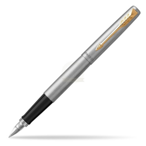 PLUMA FUENTE PARKER JOTTER GT ACERO INOXIDABLE T/AZUL CLIP-DORADO 2030948