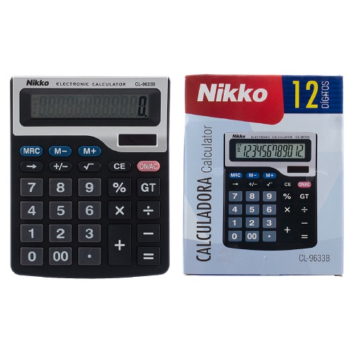 CALCULADORA NIKKO 12DIG CL-9633B