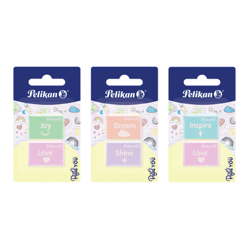 BORRADOR PELIKAN COL PASTEL BLT-2UD 06511601