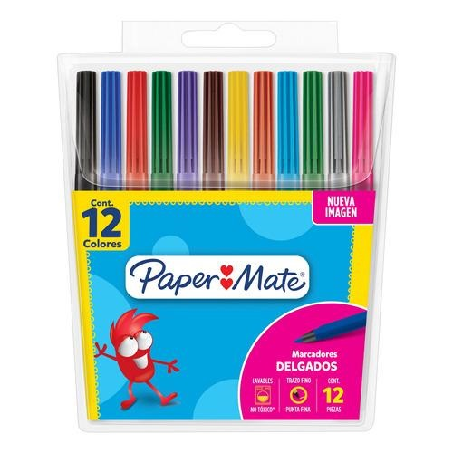 SET MARCADOR PAPERMATE P/FINA 12COL G1883319