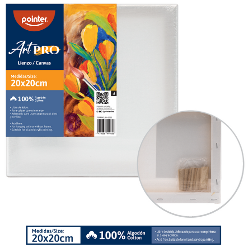 LIENZO POINTER CUADRO 20X20CM CA-2020