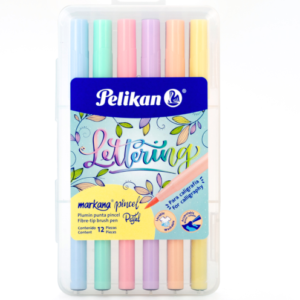 SET MARCADOR PELIKAN MARKANA BRUSH PASTEL 12COL 30341201