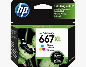 CART. HEWLETT PACKARD 3YM78AL #667 TRICOLOR
