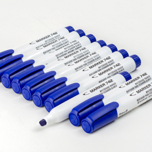 MARCADOR ACRILICO PELIKAN 742 P/B AZUL RECARGABLE 30290111