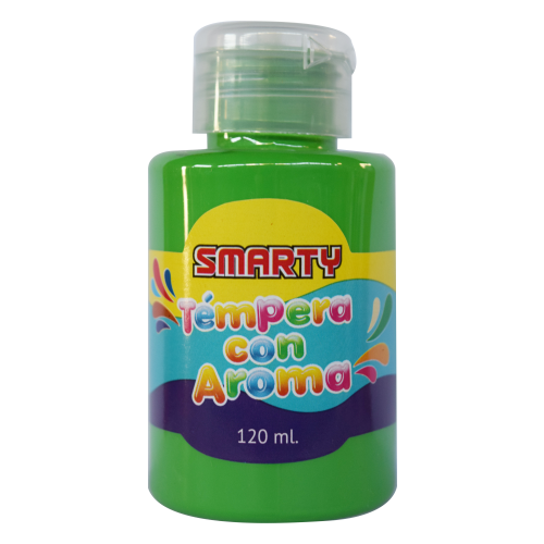 TEMPERA SMARTY VERDE C/AROMA 120ML SM-F28005